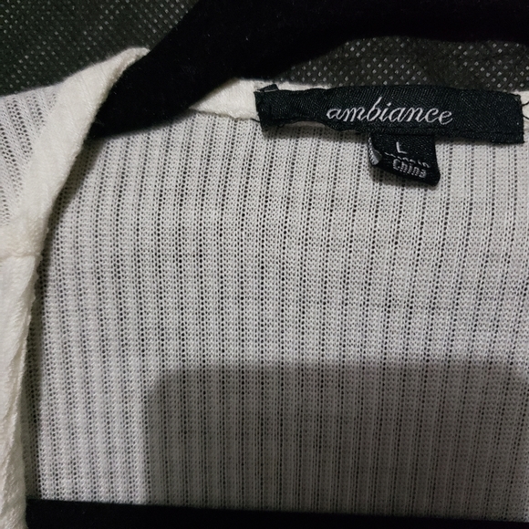 Ambience long ribbed sheer Cardigan-Large-pre-luved - Picture 2 of 4